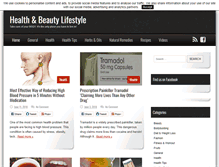 Tablet Screenshot of healthandbeautylifestyle.com